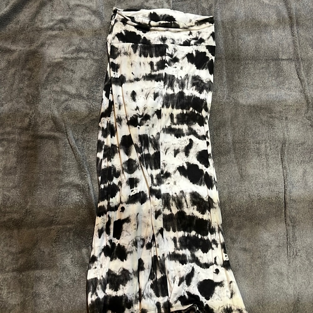 Tie dye maxi skirt